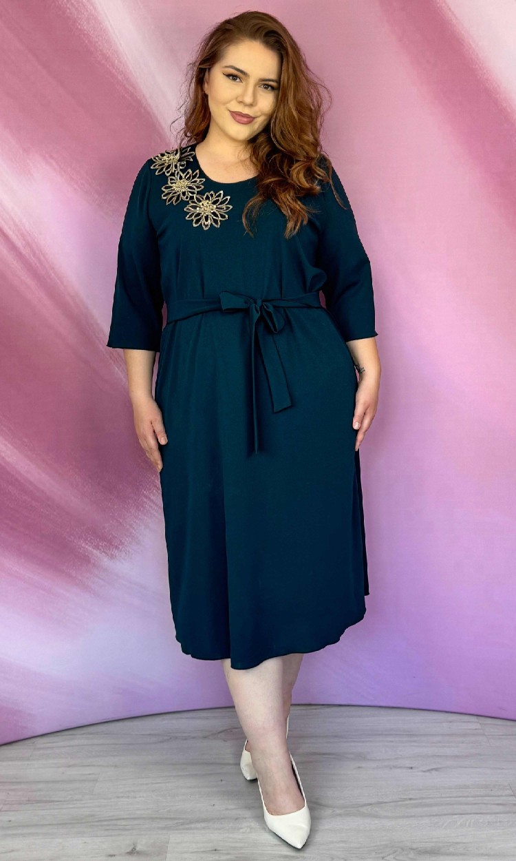 Rochie MIA verde inchis