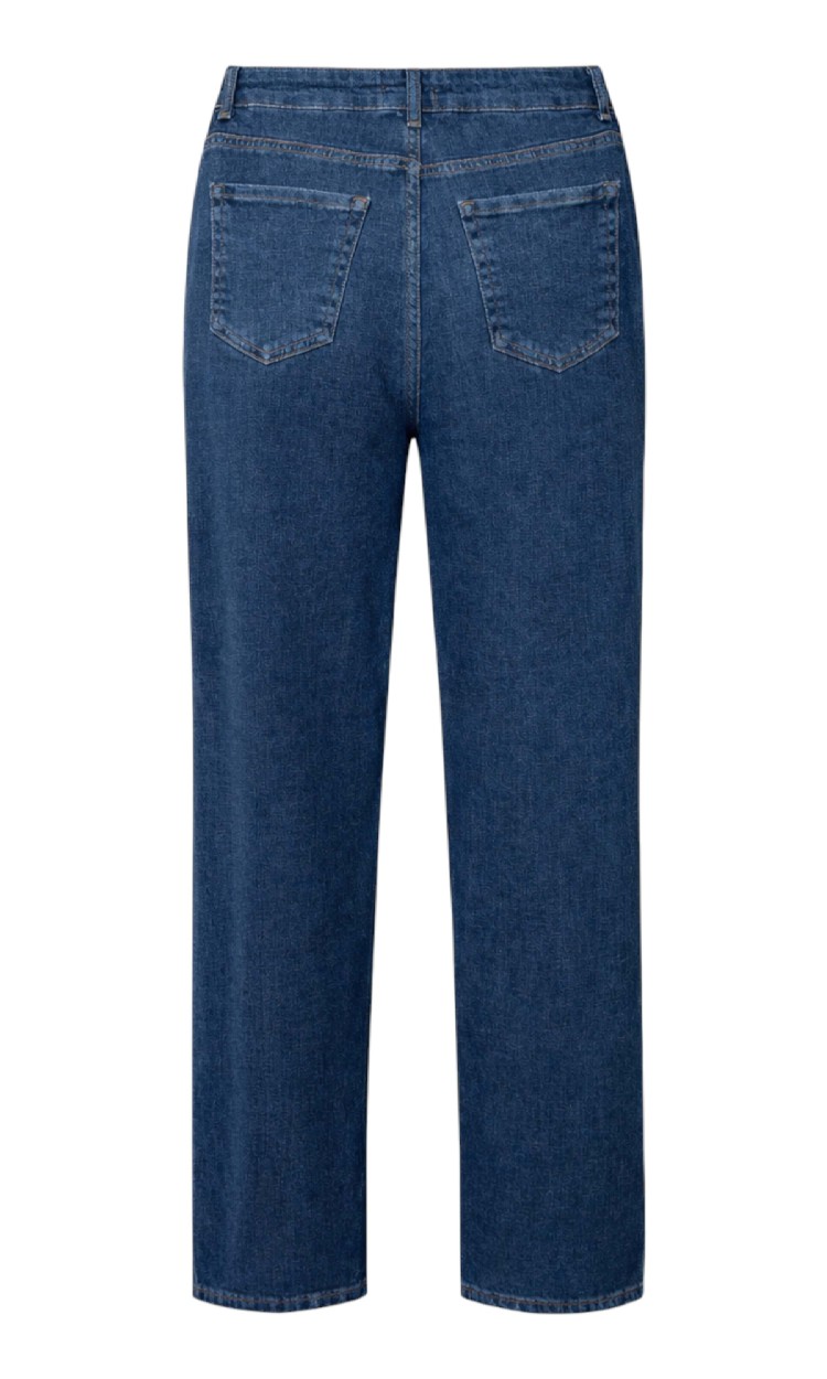 Blugi drepti cu pietre bleumarin