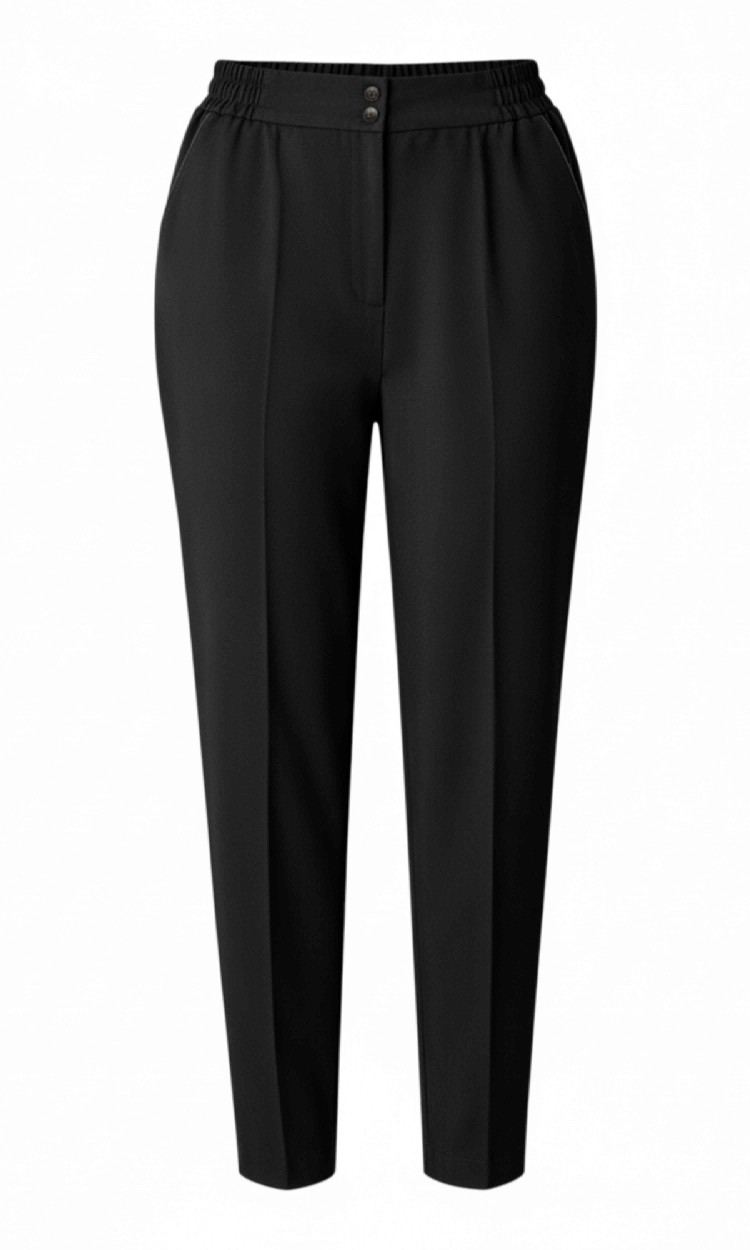 Pantalon clasic din stofa premium negru