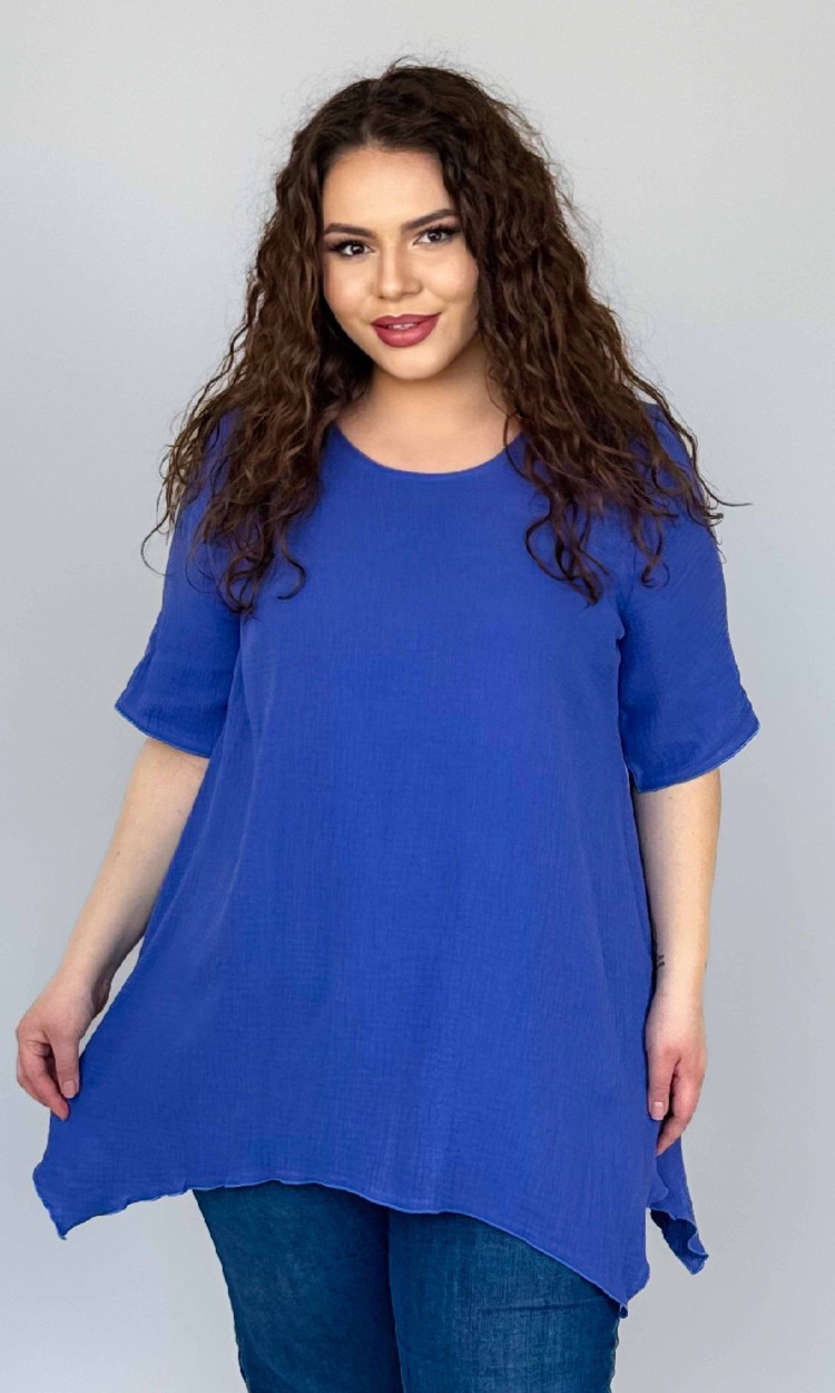 Bluza din muselina in colturi