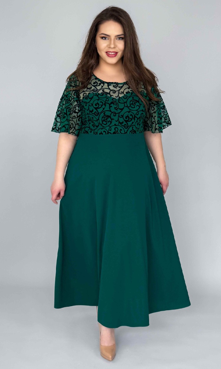 Rochie de ocazie lunga cu dantela