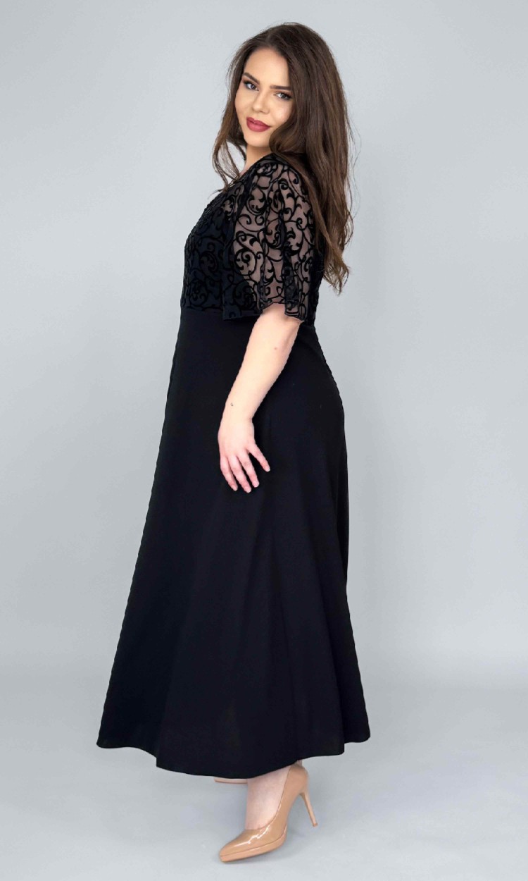 Rochie de ocazie lunga cu dantela