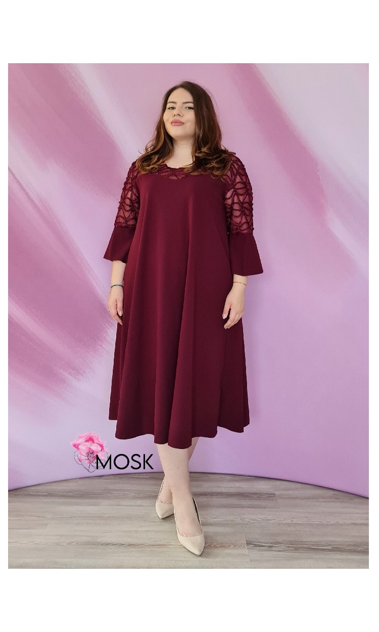 Rochie ALMA bordo