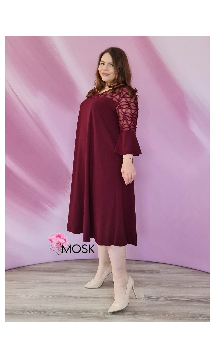 Rochie ALMA bordo