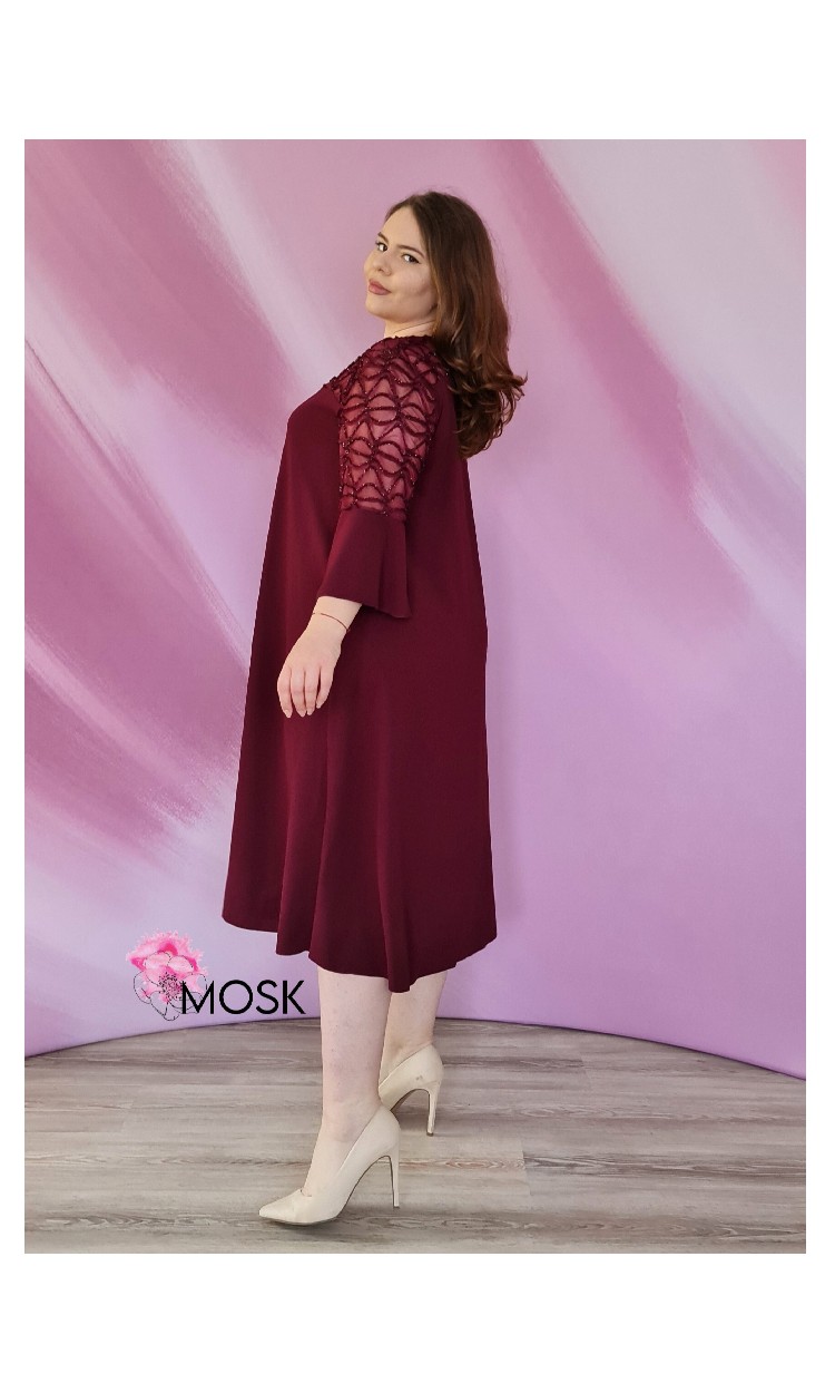 Rochie ALMA bordo