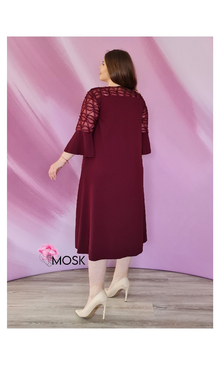 Rochie ALMA bordo
