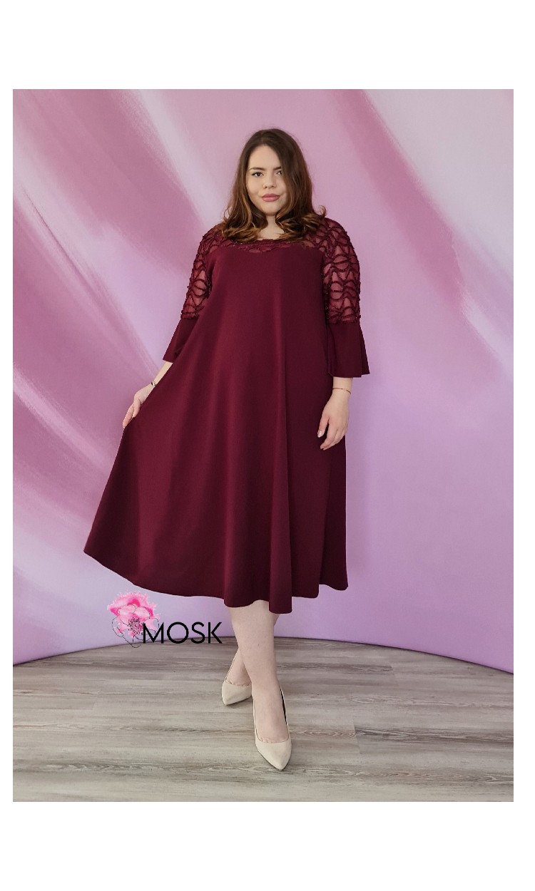 Rochie ALMA bordo