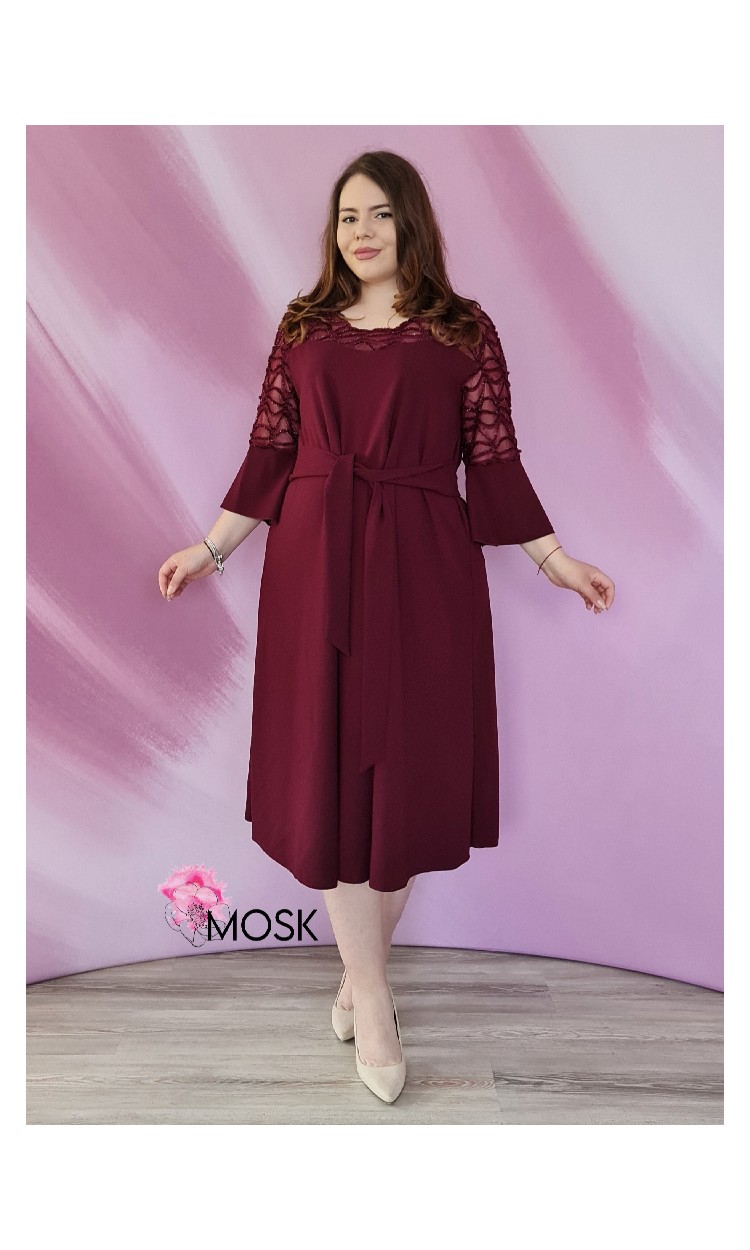 Rochie ALMA bordo